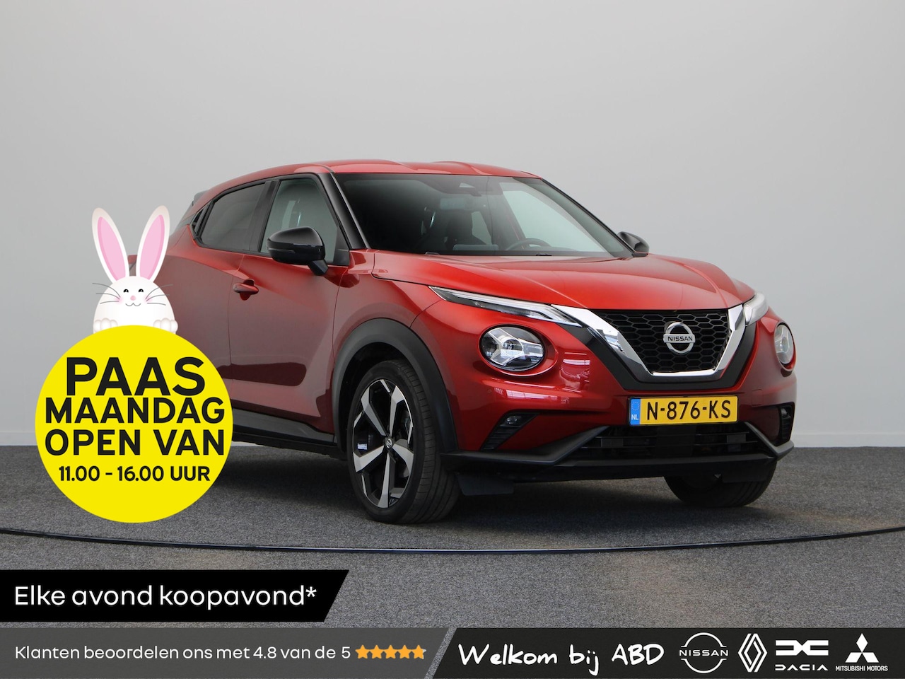 Nissan Juke - 1.0 DIG-T N-Design | Rondomzicht camera | Stoelverwarming | Trekhaak | BOSE audio | Naviga - AutoWereld.nl