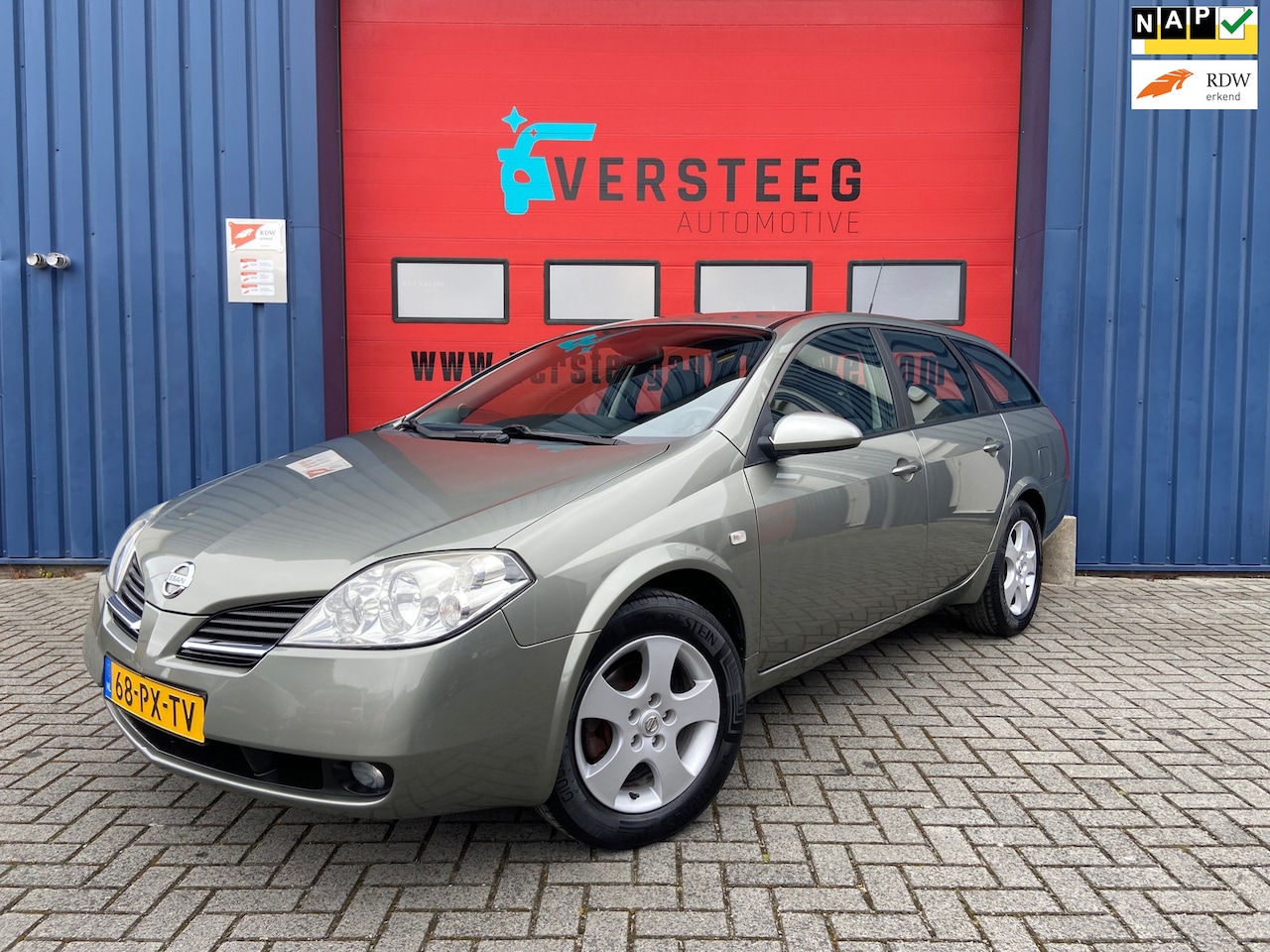 Nissan Primera Estate - 1.8 Visia| Goed onderhouden | Clima | Navi | Camera - AutoWereld.nl