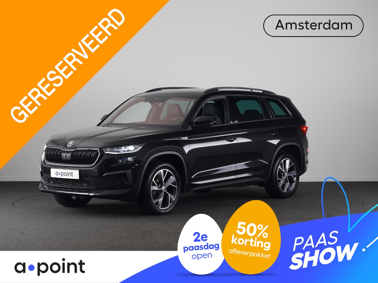 Skoda Kodiaq - 1.5 TSI Sportline Business 150 pk Automaat (DSG) | Navigatie | Trekhaak (wegklapbaar) | Pa - AutoWereld.nl