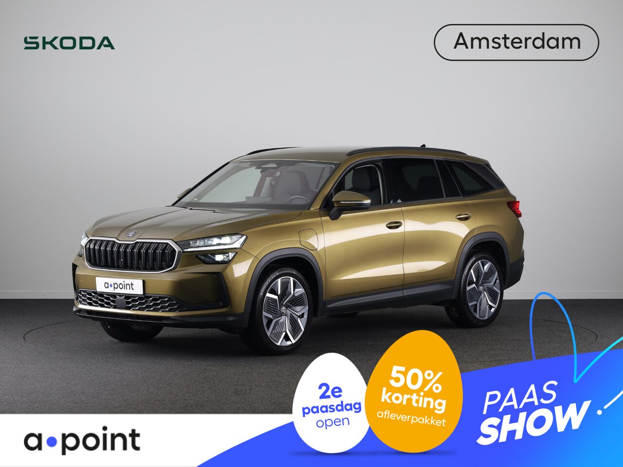 Skoda Kodiaq - 1.5 TSI PHEV Business Edition 204 pk Automaat (DSG) | Verlengde garantie | Navigatie | Tre - AutoWereld.nl