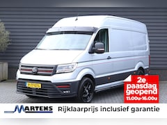 Volkswagen Crafter - 35 2.0 TDI 140pk DSG L3H3 Exclusive Trekhaak Camera Leder Led Sidebars Zonneklep Navigatie