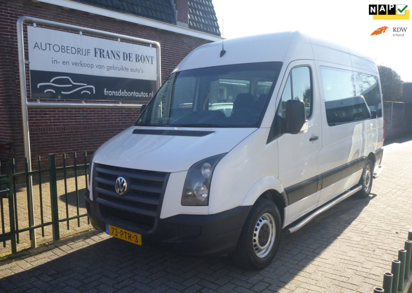 Volkswagen Crafter - 35 2.5 TDI L2H1 9 persoons airco € 5850 ex btw rolstoel - AutoWereld.nl