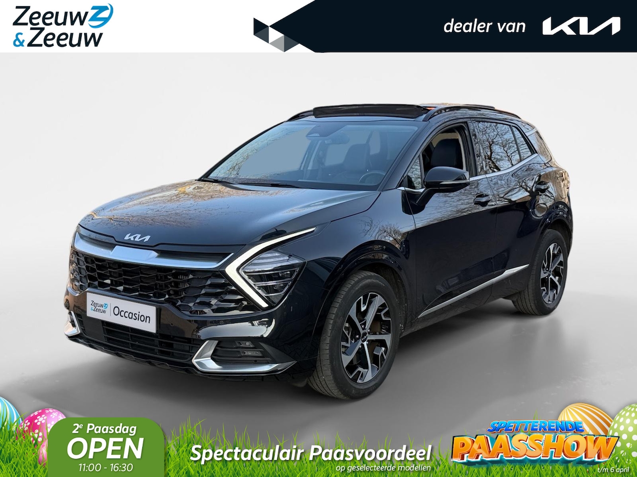 Kia Sportage - 1.6 T-GDi Hybrid DynamicPlusLine PANORAMADAK |STOEL & STUURVERWARMING | DEALER ONDERHOUDEN - AutoWereld.nl
