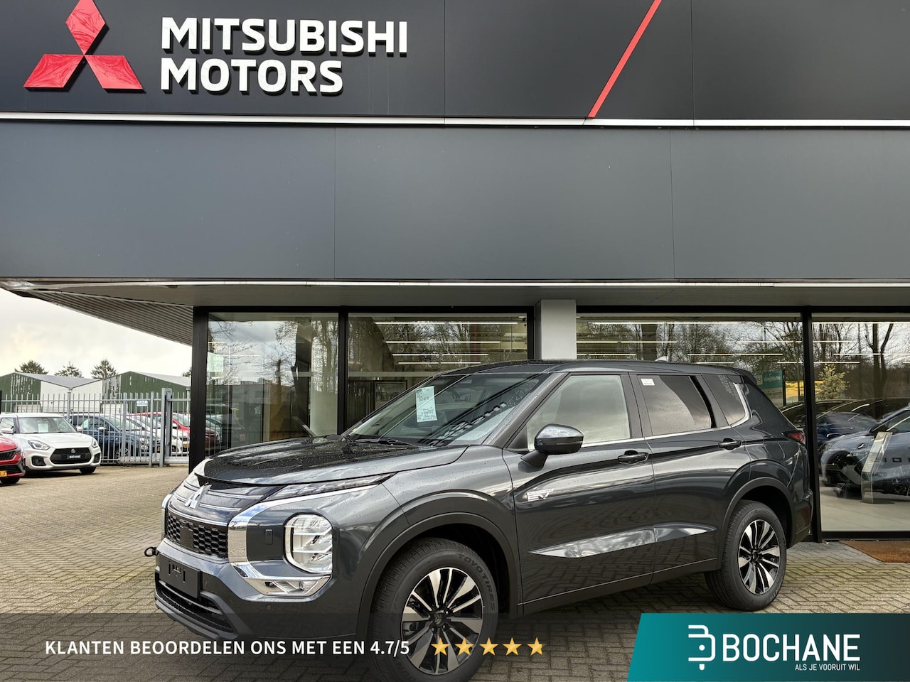 Mitsubishi Outlander - 2.4 PHEV Intense Nieuw uit voorraad leverbaar | Stoelverwarming voor | Lederen bekleding | - AutoWereld.nl