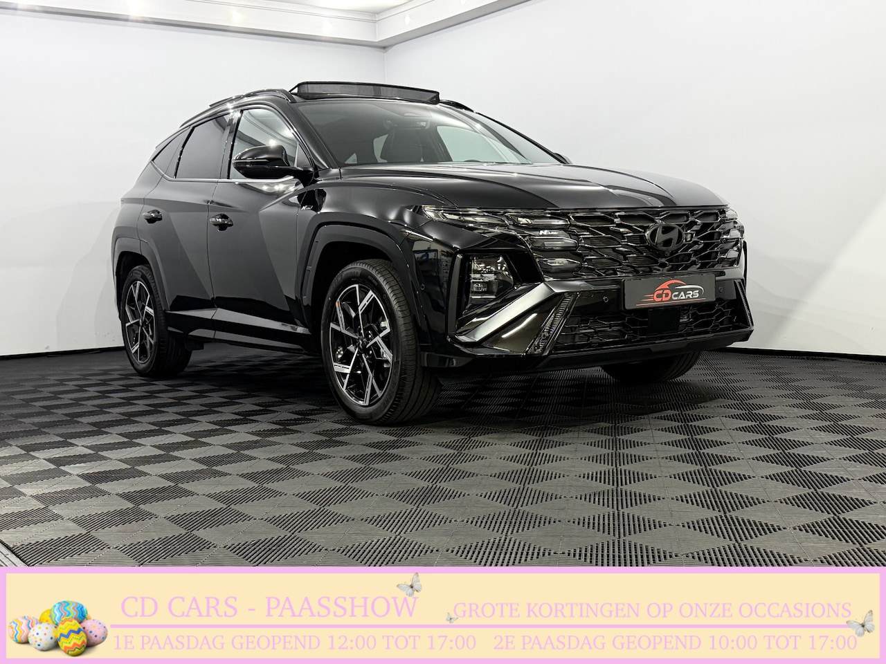 Hyundai Tucson - 1.6 T-GDI HEV N Line Sky Pano, 360 Camera, Navi, Head-up display, Memory stoelen, Keyless - AutoWereld.nl