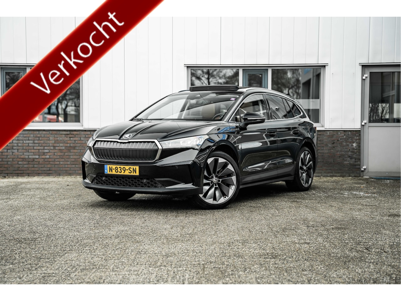 Skoda Enyaq iV - | SOH 91% | 80 | Pano | Trekhaak | Full leder | Stoel + stuurverw - AutoWereld.nl