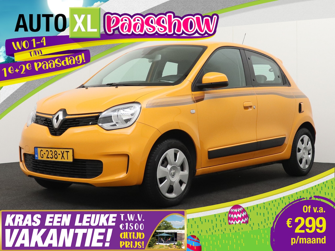 Renault Twingo - 1.0 74 PK Collection Cruise Control Bluetooth Airco LED - AutoWereld.nl