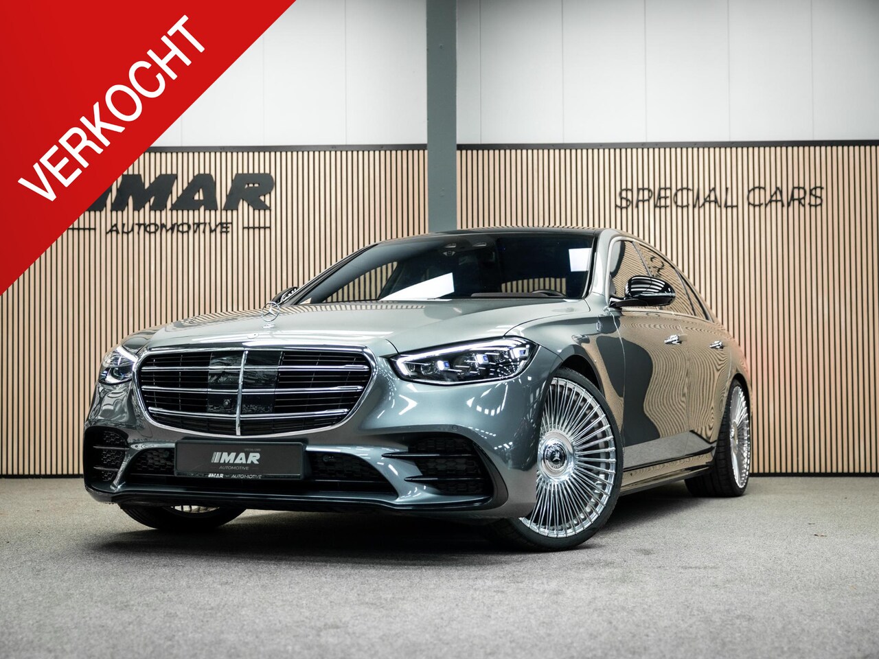 Mercedes-Benz S-klasse - S500 4MATIC | Korbach Velgen 22'' | 4MATIC | Massage | Digi Light | Pano | Burmester | 360 - AutoWereld.nl