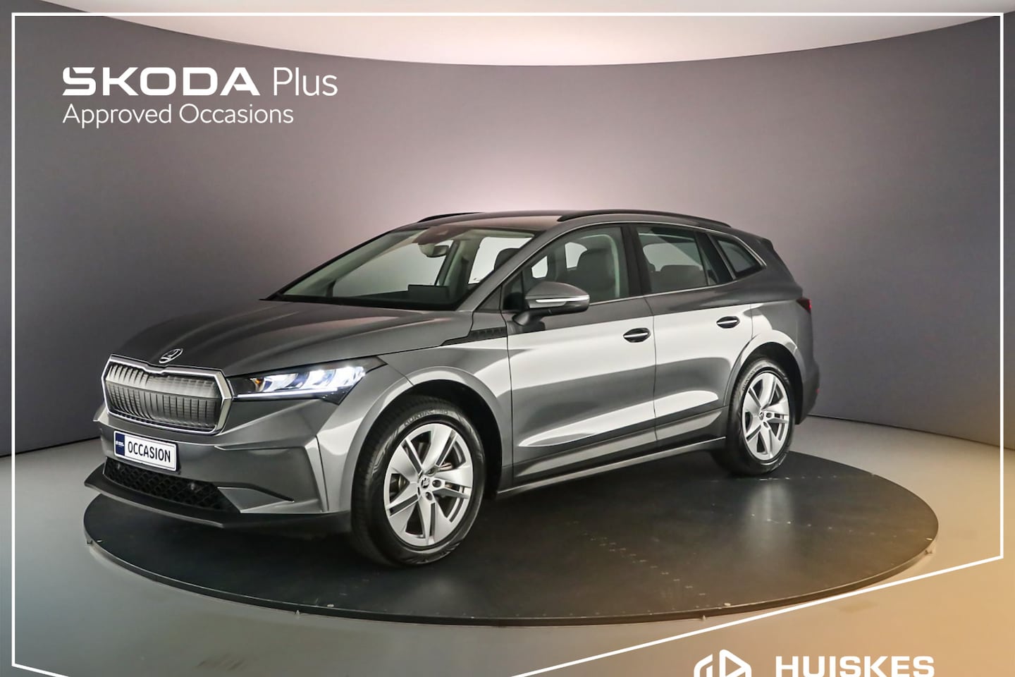 Skoda Enyaq iV - 60 180pk Automaat Trekhaak, Adaptive cruise control, LED verlichting, Airco, DAB, App conn - AutoWereld.nl