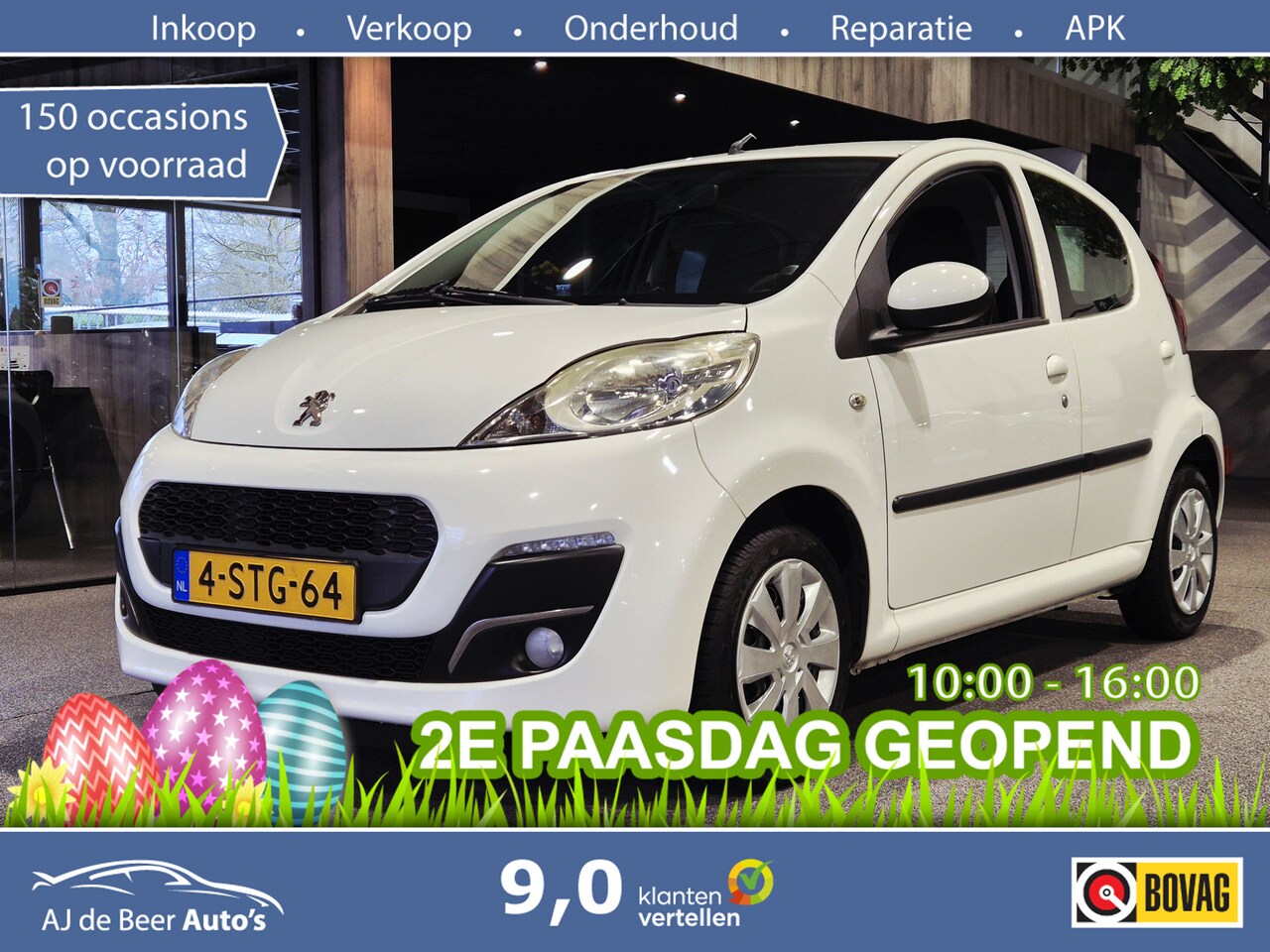 Peugeot 107 - 1.0i 12v 5drs Active Airco | LED | APK 18-12-26 | Nette auto - AutoWereld.nl