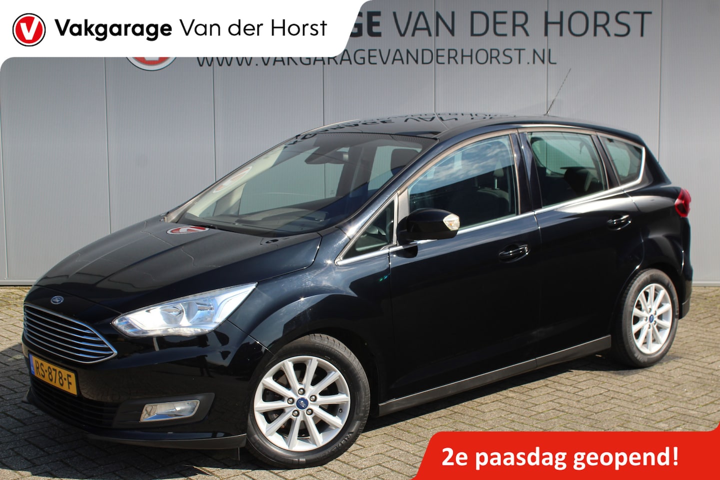 Ford C-Max - 1.0-125pk Titanium. Goed onderhouden hoogzitter ! Autm. airco dual, LM wielen, elektr. ach - AutoWereld.nl