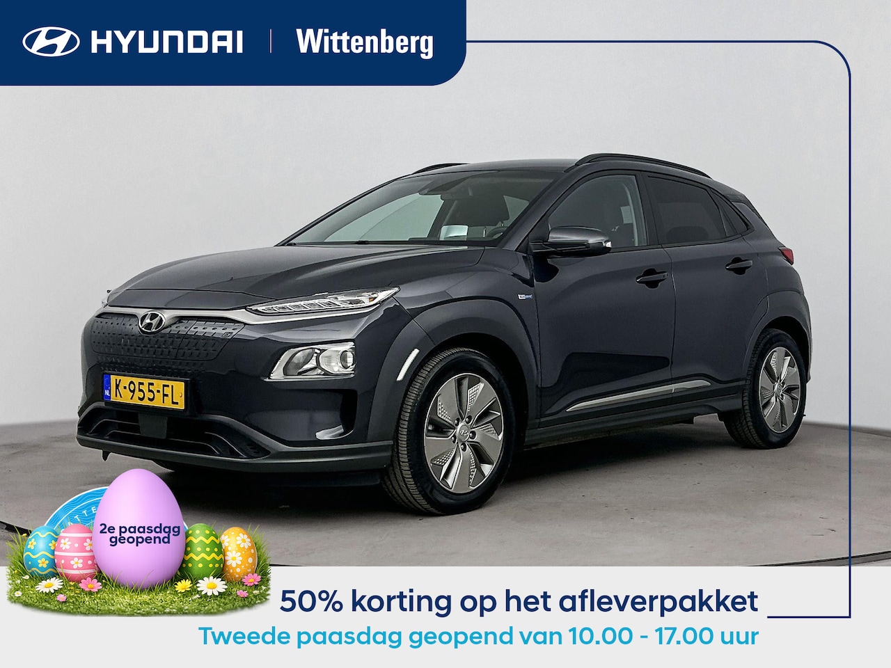 Hyundai Kona Electric - EV Fashion 64 kWh | Warmtepomp | Navigatie | Dodehoek | Head-up display | Adaptive cruise - AutoWereld.nl
