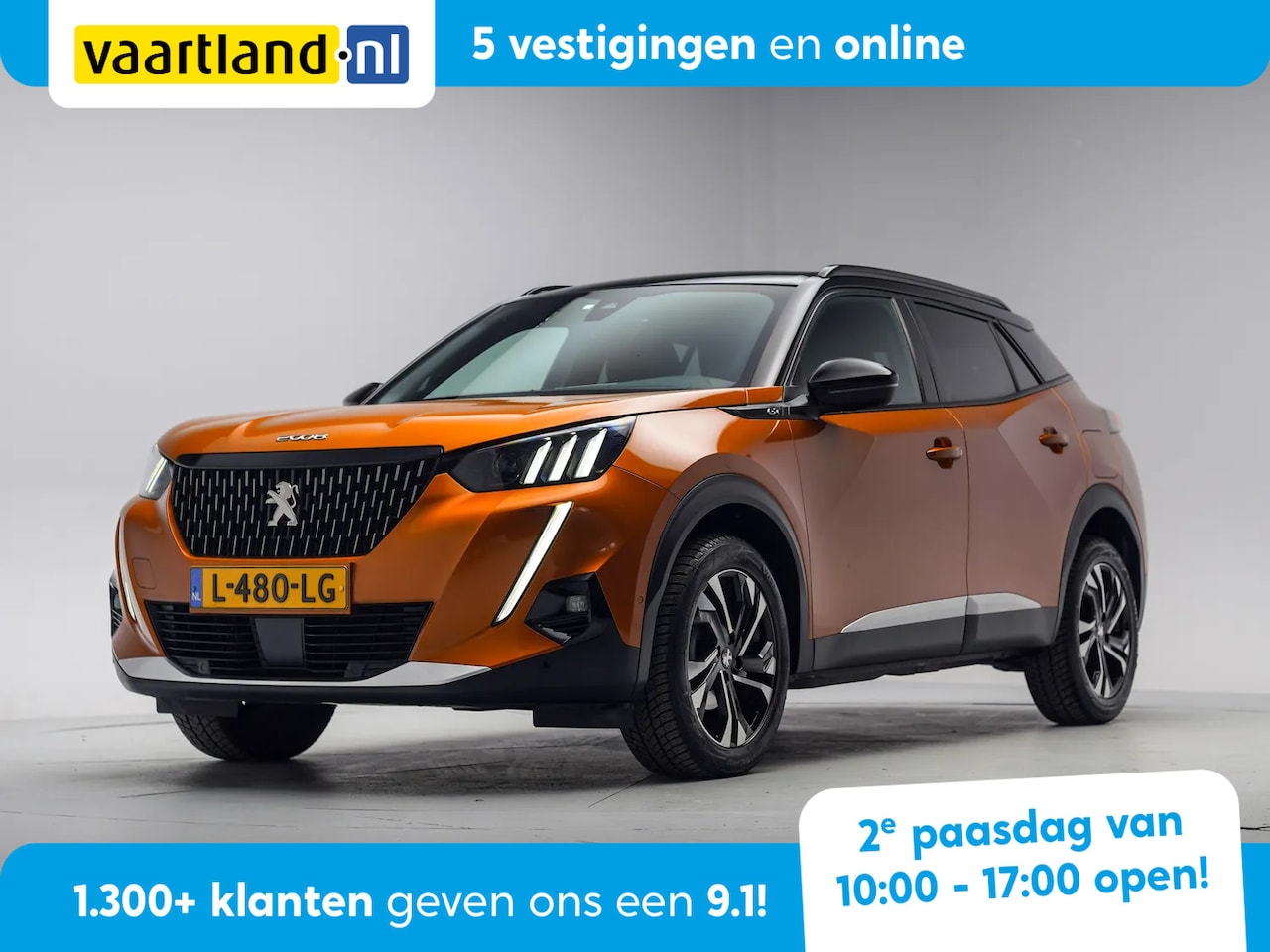 Peugeot 2008 - 1.2 PT 130pk GT-Line Aut. [ LED Navi Camera Trekhaak ] - AutoWereld.nl