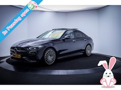 Mercedes-Benz C-klasse - 300e AMG Line Limited PANO | MEMORY | LEDER | 360 CAM | CARPLAY | BLINDSPOT | STOELVERW +
