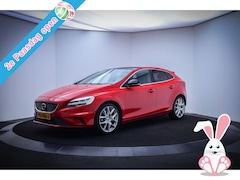 Volvo V40 - 2.0 T4 190PK Aut. R-Design Business Sport LEDER | NAVI | PANO | STOELVERW. | TREKH. AFN. |