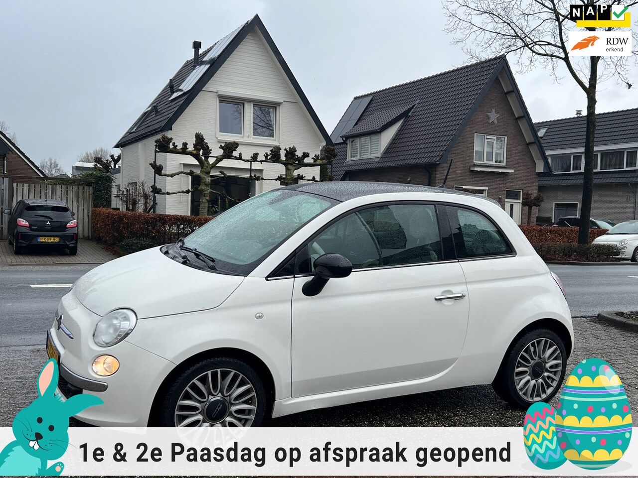 Fiat 500 - 0.9 TwinAir Turbo Cult 92.000 km NL-AUTO-NAP APK T/M 3-2027!! - AutoWereld.nl