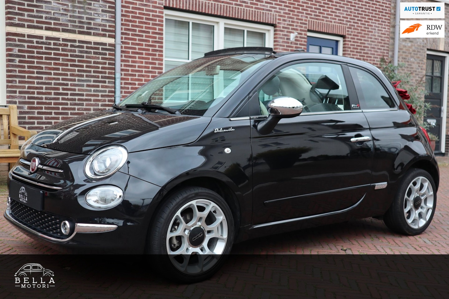 Fiat 500 C - 1.0 Hybrid DolceVita | Cabrio | CarPlay | Automatische airco | Cruise control | Uconnect 7 - AutoWereld.nl