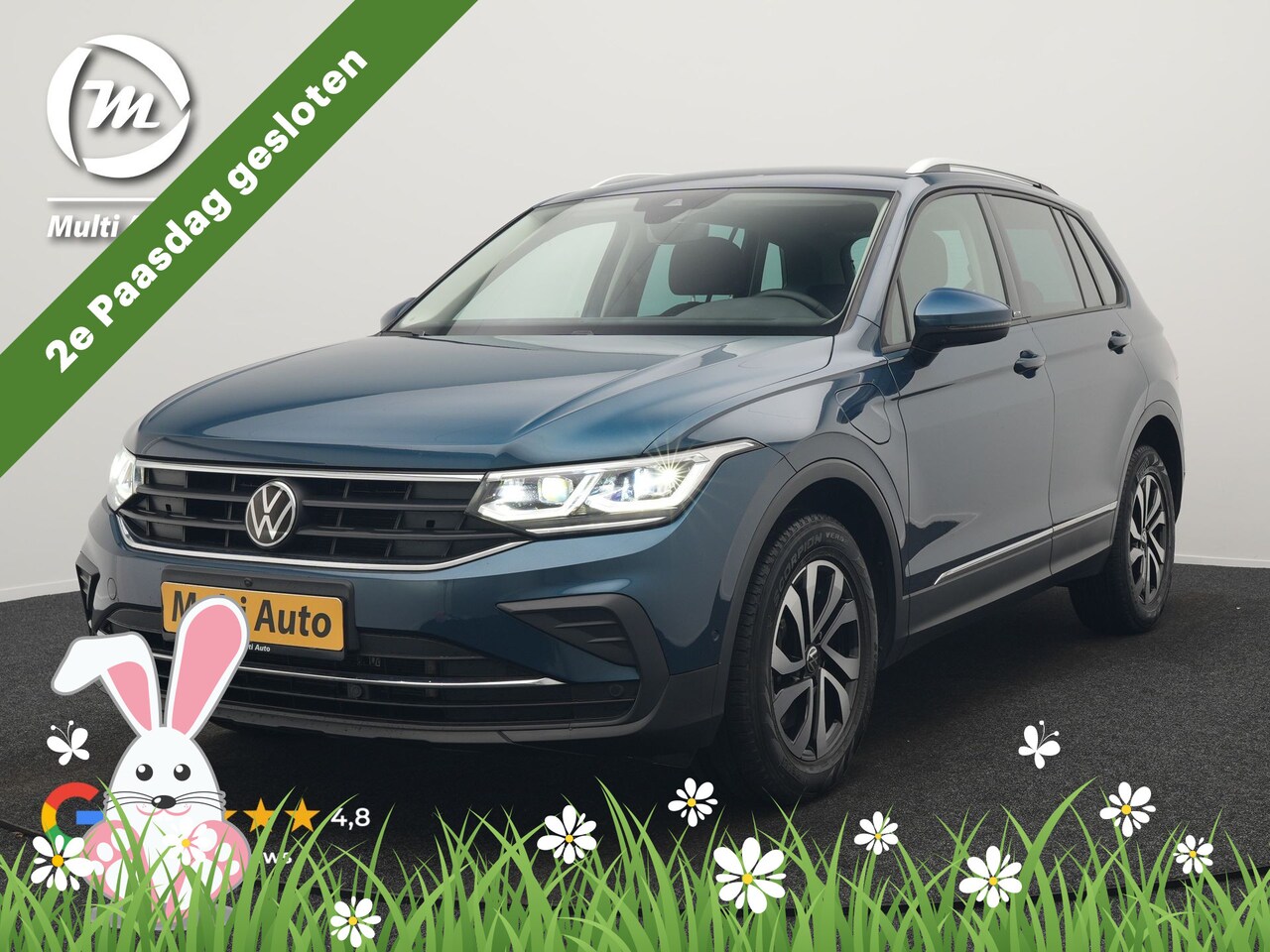 Volkswagen Tiguan - 1.4 eHybrid PHEV 245pk Dealer O.H. | Adaptive Cruise | 360 Camera | IQ Light | Voorstoelen - AutoWereld.nl