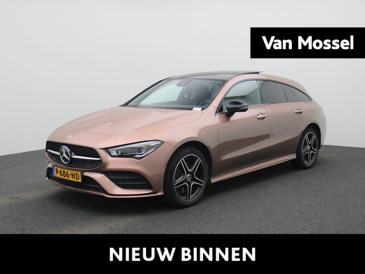 Mercedes-Benz CLA-klasse Shooting Brake - 250 e Business Solution AMG Limited | Automaat | Stoel verwarming | Half Leder | LMV | Cam - AutoWereld.nl