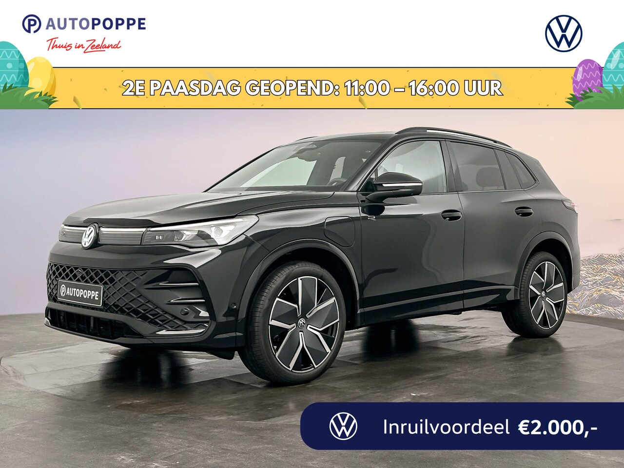 Volkswagen Tiguan - R-Line Edition Plug in Hybride 204 pk Black Style Pakket - AutoWereld.nl