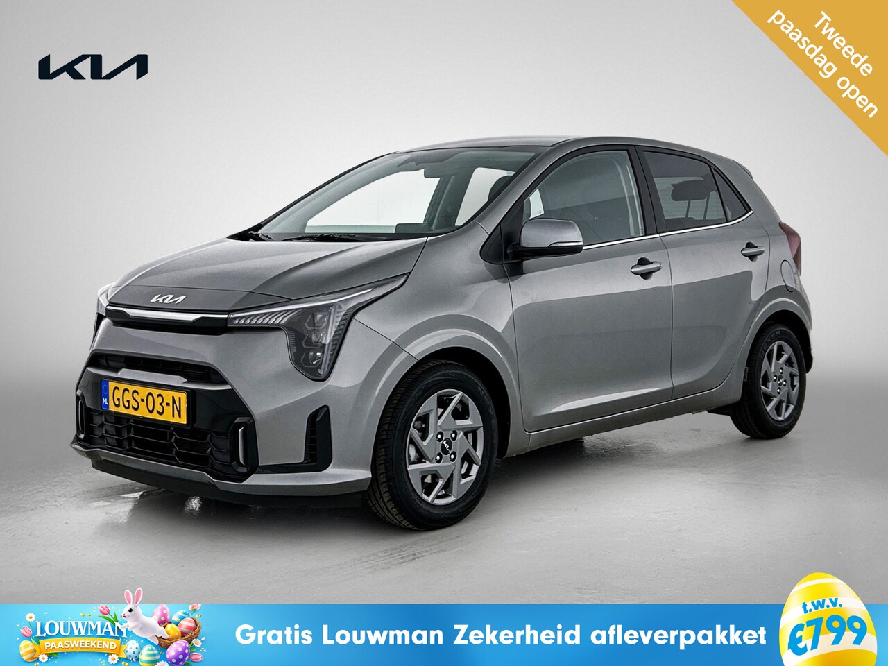 Kia Picanto - 1.0 DPI DynamicPlusLine | AUTOMAAT | Camera | Apple Car Play | Full LED | Cruise Control | - AutoWereld.nl