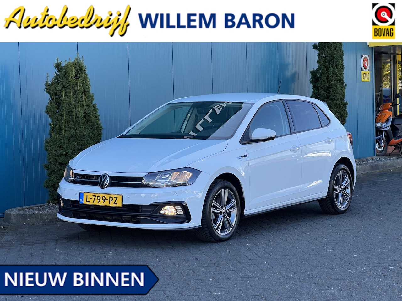 Volkswagen Polo - 1.0 TSI R-Line Edition CARPLAY | ADAPT.CRUISE | ECC | PDC | DAB | LMV Nieuwstaat!! - AutoWereld.nl