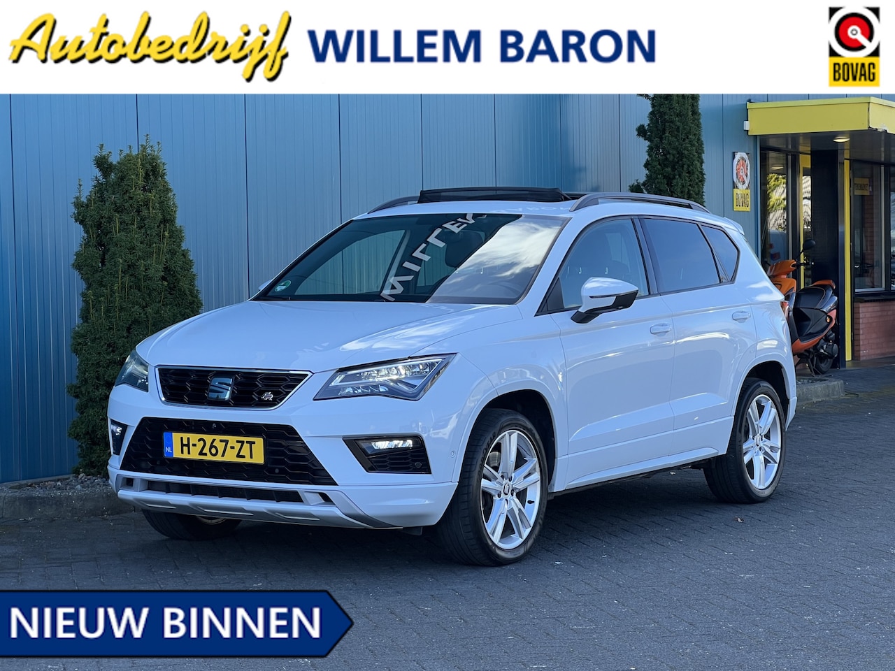 SEAT Ateca - 1.5 TSI FR DSG AUT. 150PK Business Intense PANO | CARPLAY | 360°CAM | TREKH. | ELEK.A.KLEP - AutoWereld.nl