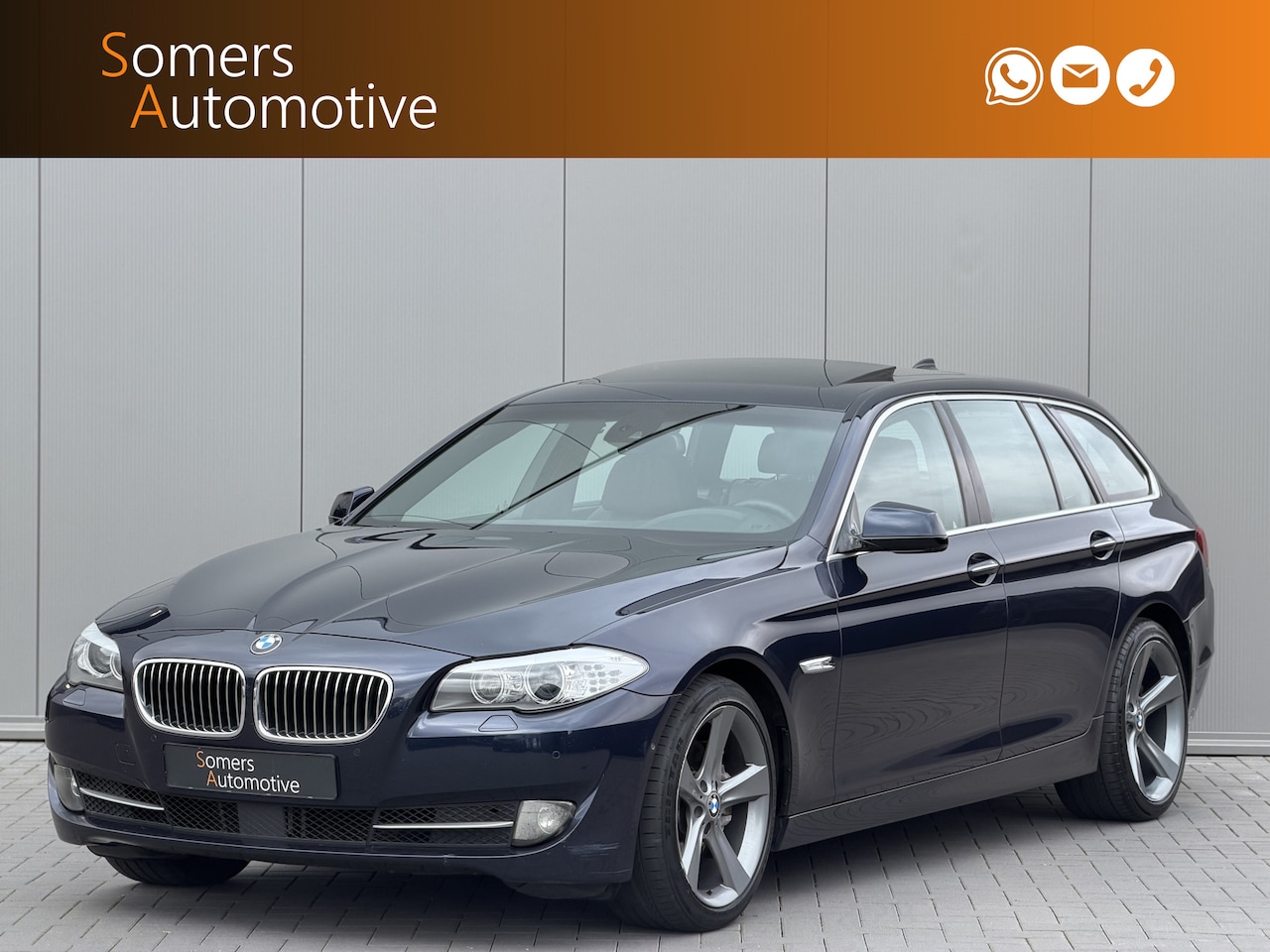 BMW 5-serie Touring - 535d High Executive | Panorama | Soft Close | Elektr. Trekhaak - AutoWereld.nl