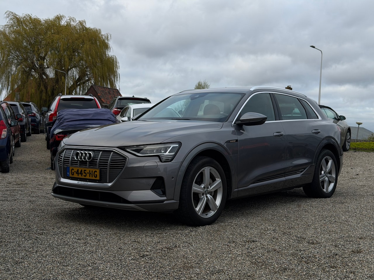 Audi e-tron - E-tron 55 quattro advanced 95 kWh 92% SOH Carplay Adaptief Cruise 400+km range - AutoWereld.nl