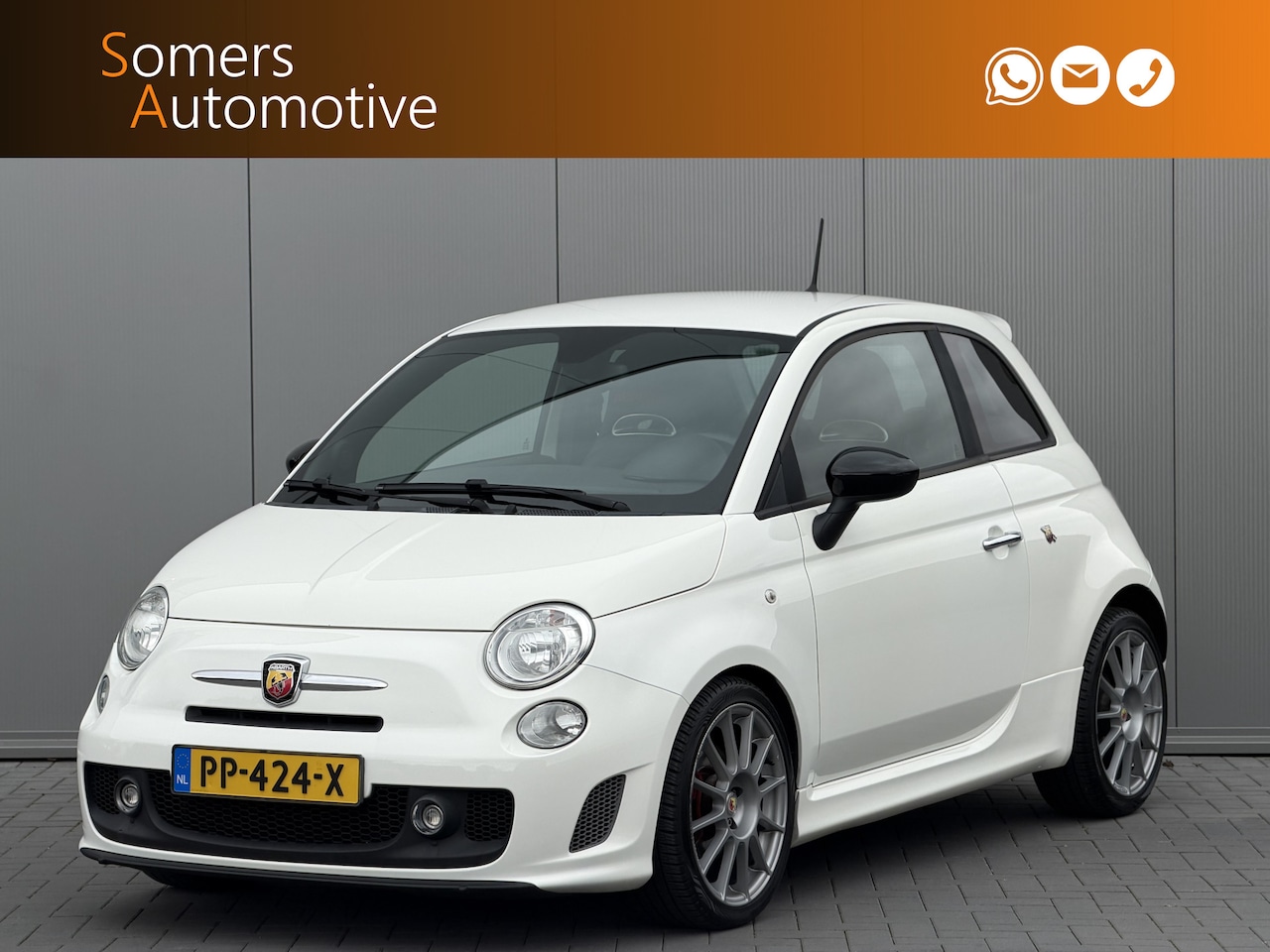 Fiat 500 Abarth - 1.4-16V T-Jet | Custom Leder | 17" | Sportuitlaat - AutoWereld.nl