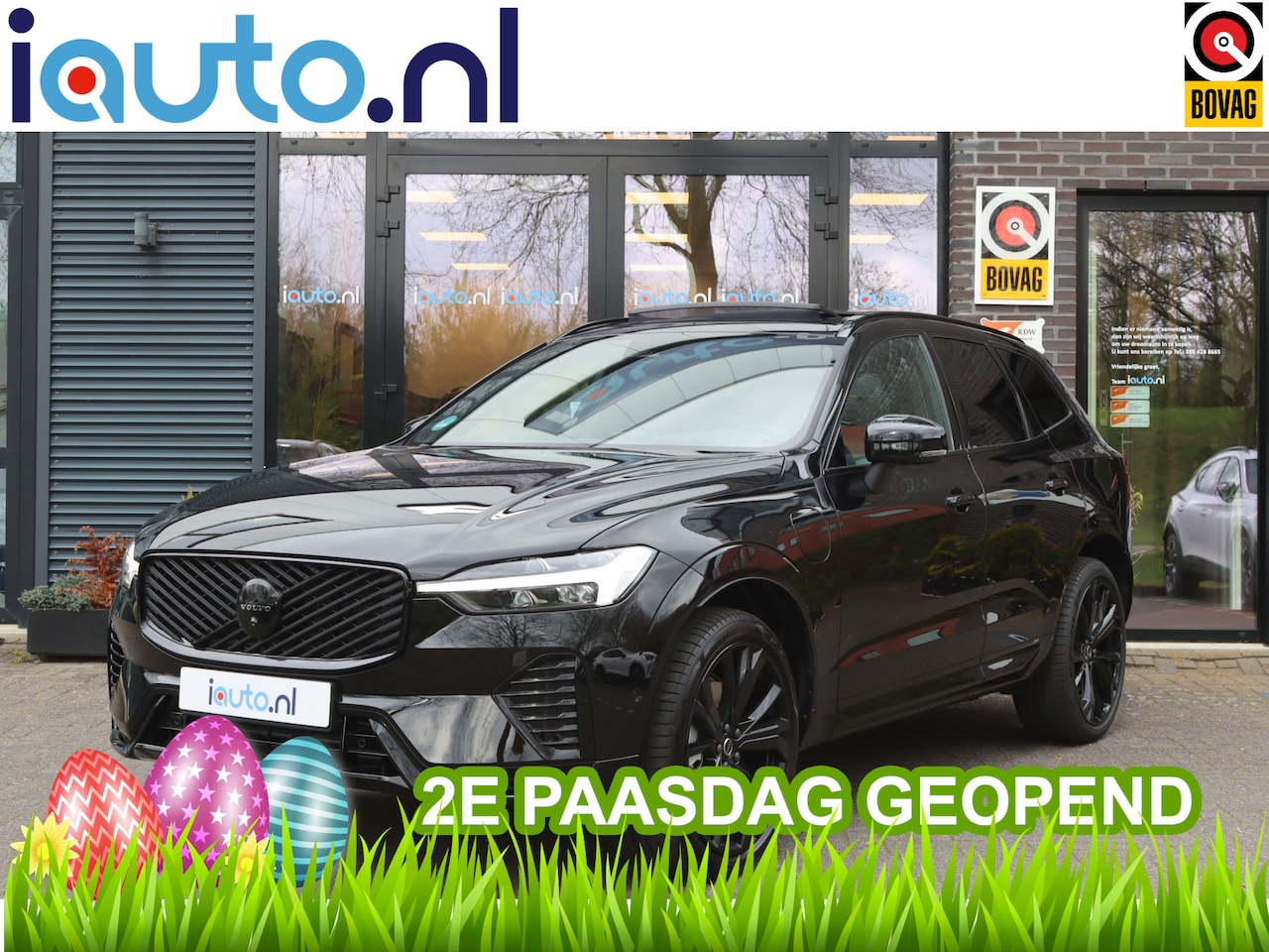 Volvo XC60 - 2.0 T6 350pk AWD Plus Black Edition Pano/Leder/360/HK/Headup/Elek. sportstoelen+mem/Keyles - AutoWereld.nl