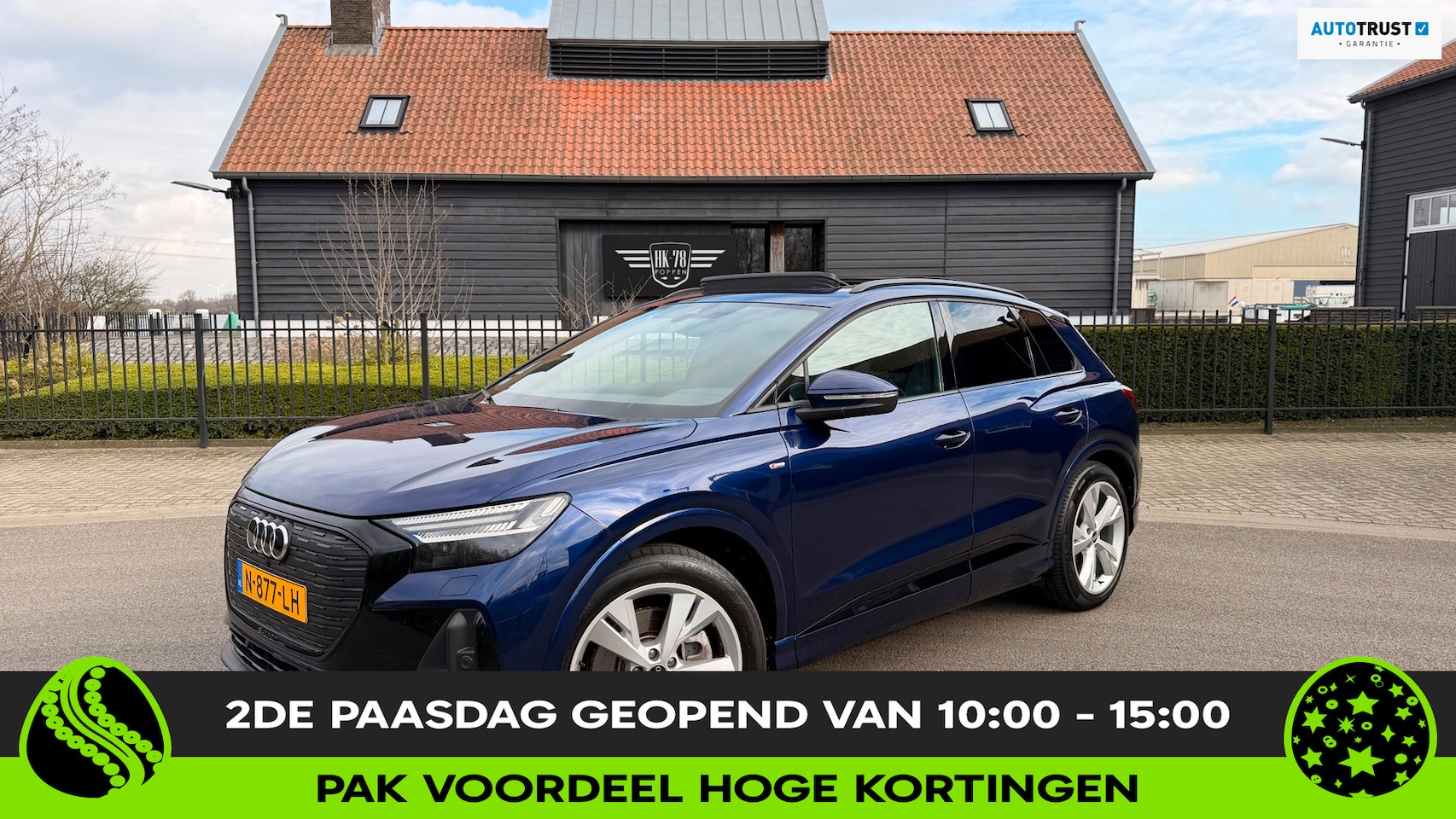 Audi Q4 e-tron - 40 Edition S-Competition 77 kWh SOH 90% 2X S-LINE PANORAMADAK l MATRIX l CAMERA l ADAPT.CR - AutoWereld.nl