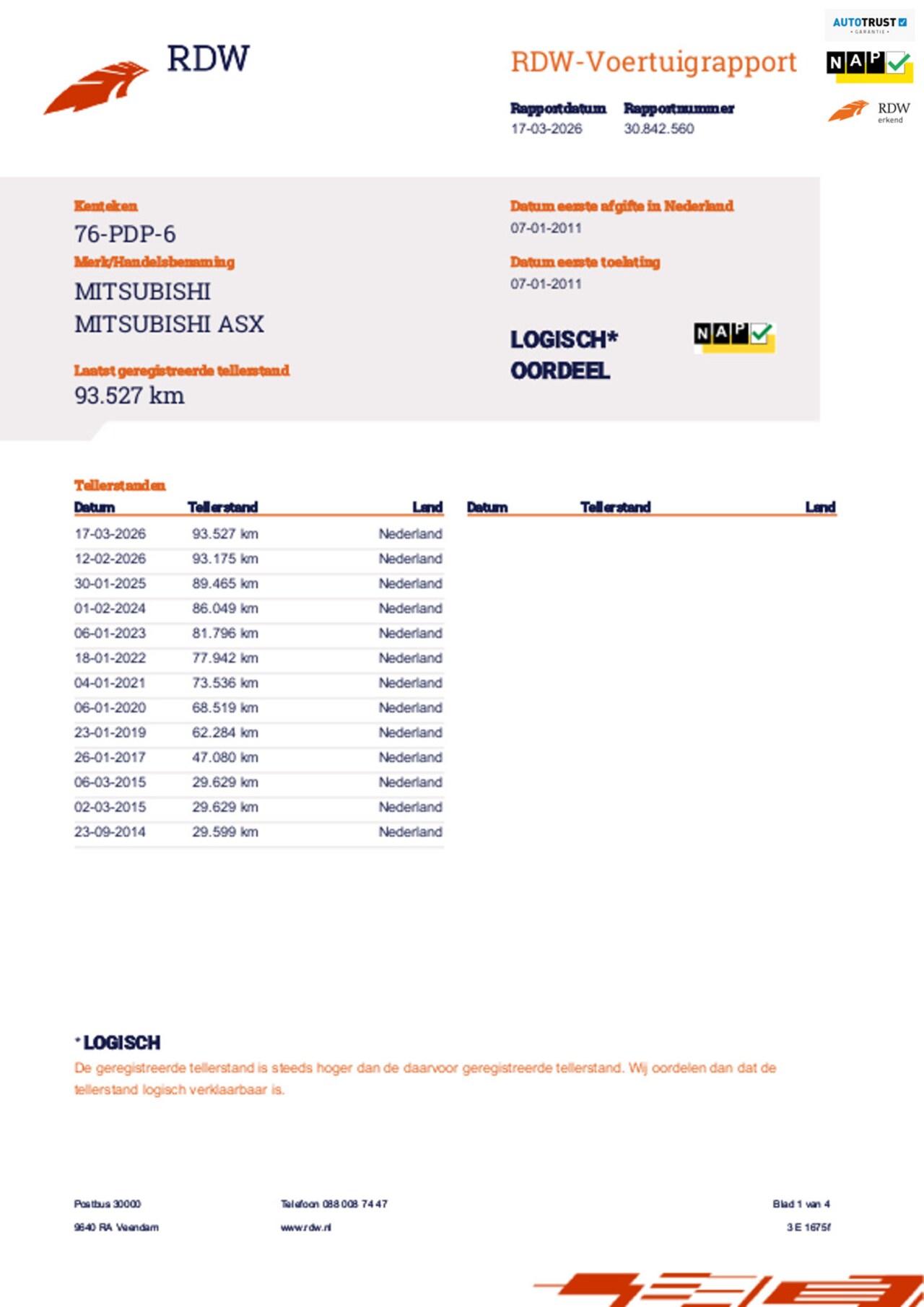 Mitsubishi ASX - 1.6 Intro Edition ClearTec 1e Eig Dealer Onderhouden Nette Auto Clima Cruise PDC Trekhaak - AutoWereld.nl