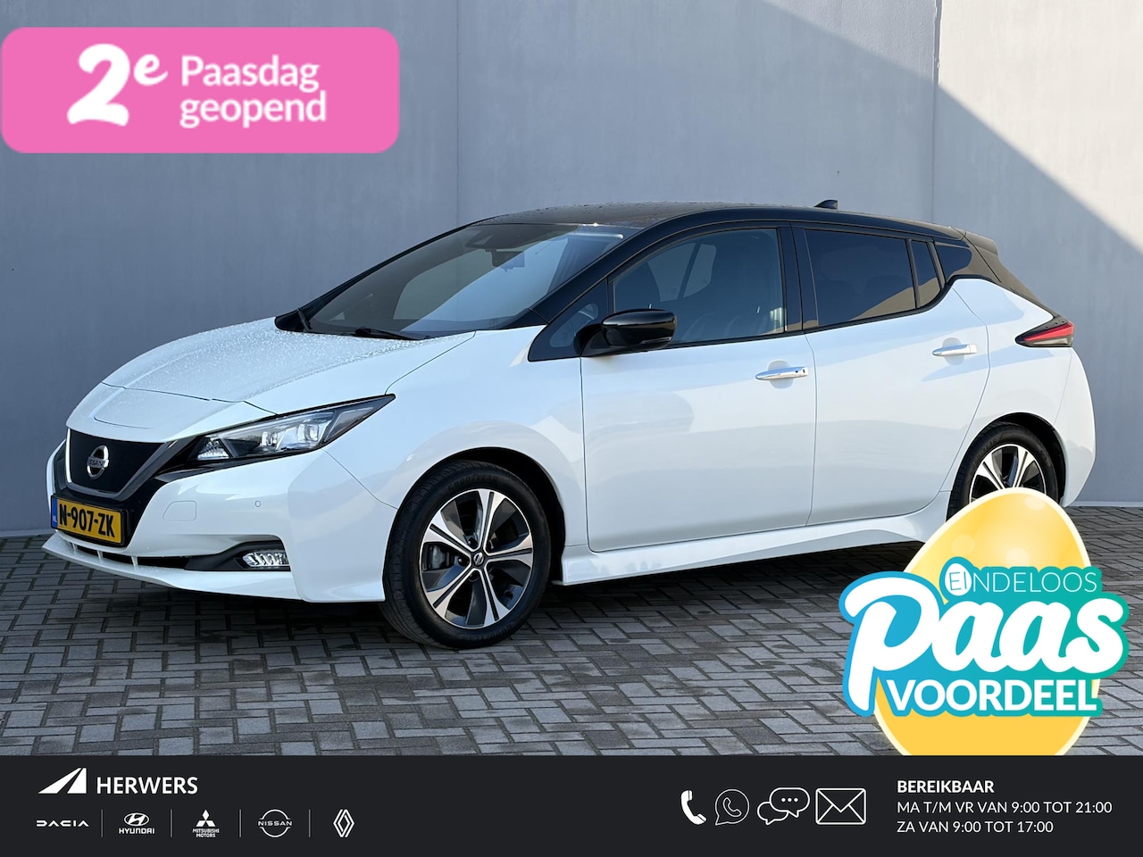 Nissan LEAF - Tekna 40 kWh / SOH 91,76% / Stoelverwarming voor en achter / Adaptieve cruise control / St - AutoWereld.nl
