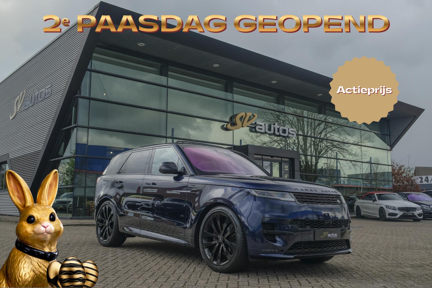 Land Rover Range Rover Sport - D350 350pk Autobiography Panoramadak Massage Stoelkoeling Meridian 3d Trekhaak 24" LMV - AutoWereld.nl