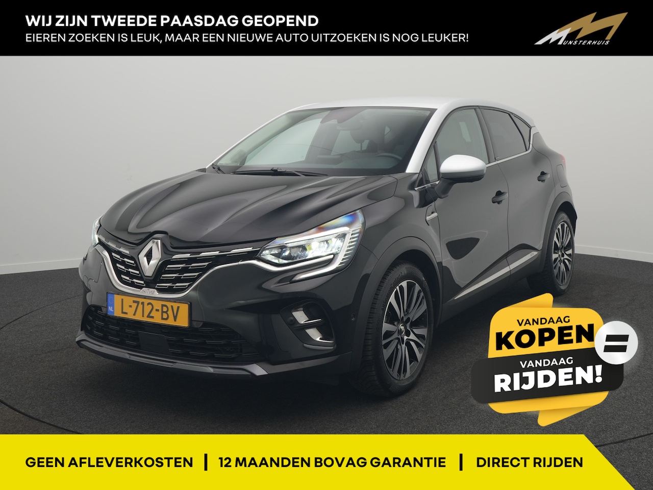 Renault Captur - 1.6 E-Tech Plug-in Hybrid 160 Initiale Paris - Occasional Lease vanaf €499,01 p/m - RIJKLA - AutoWereld.nl