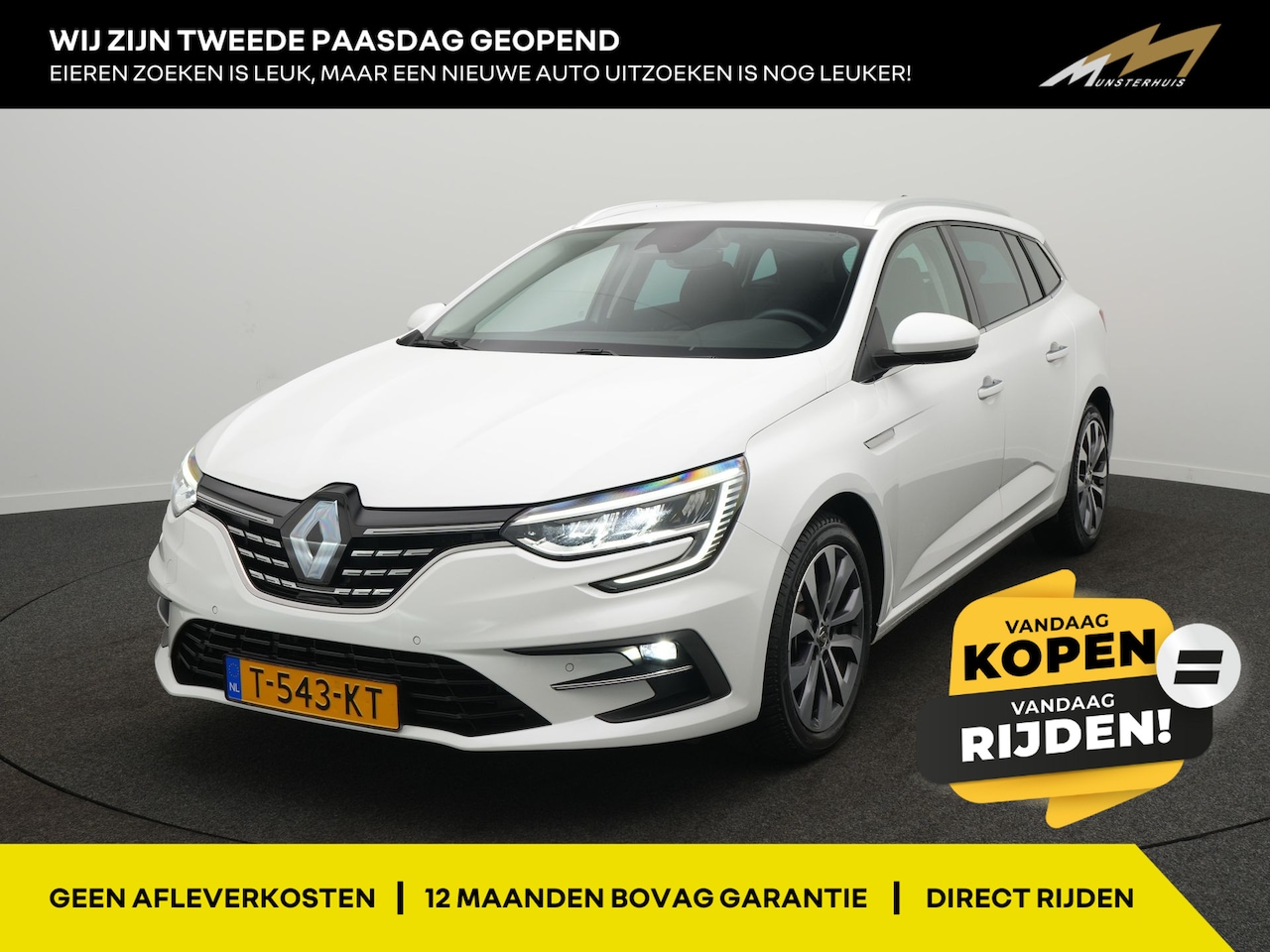 Renault Mégane Estate - TCe 140 EDC Techno - Occasion Lease vanaf €444 p/m - RIJKLAARPRIJS - Automaat - All Season - AutoWereld.nl