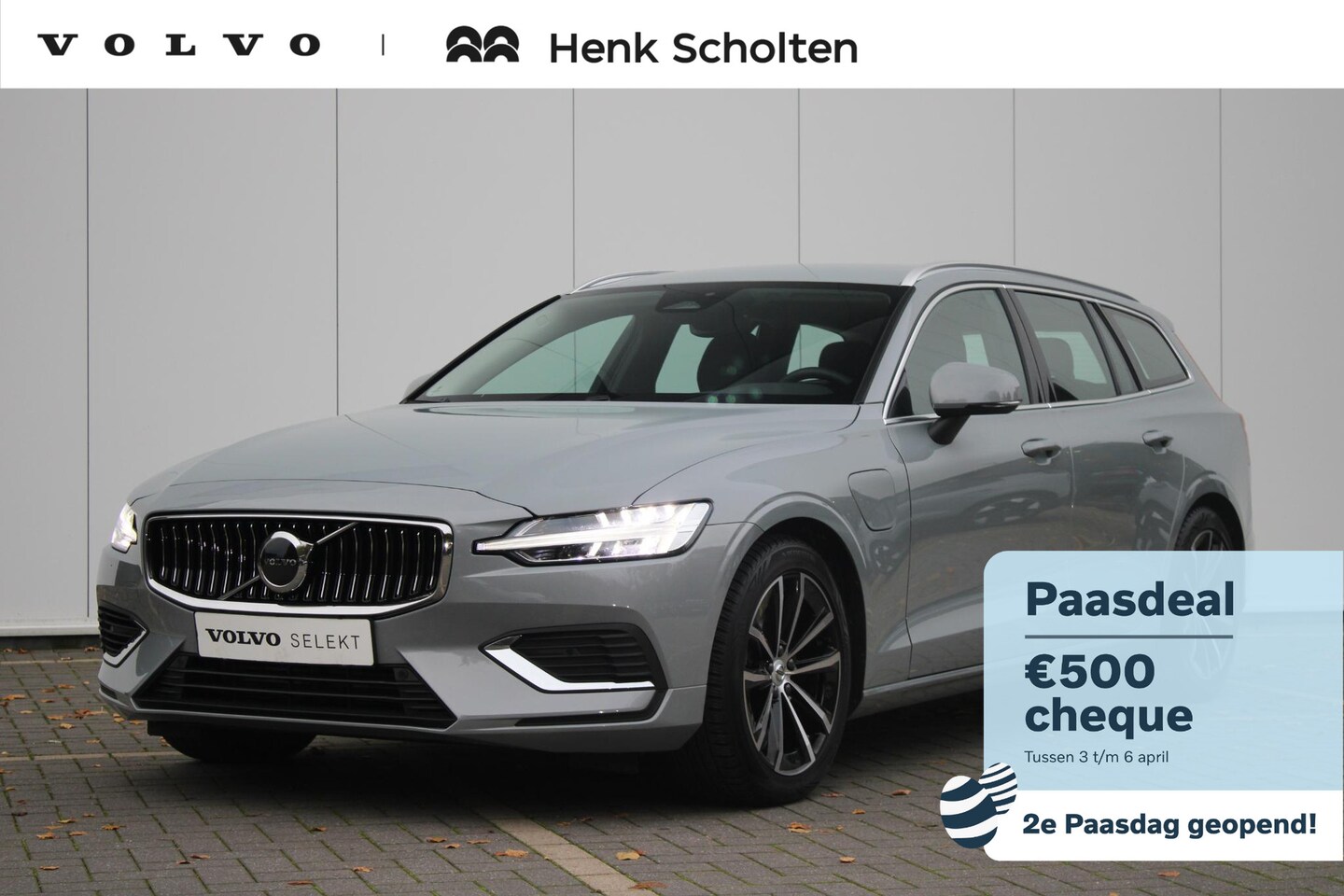 Volvo V60 - T6 350PK Plug-in hybrid AWD Essential Bright | Verwarmbare voorstoelen en achterbank | Ver - AutoWereld.nl