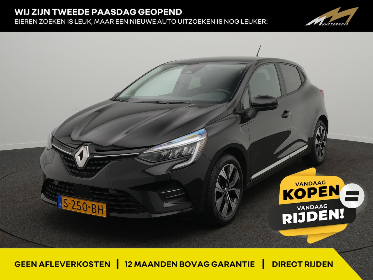 Renault Clio - TCe 90 Evolution - Occasion Lease vanaf €379 p/m - RIJKLAARPRIJS - All Seasonbanden - Crui - AutoWereld.nl