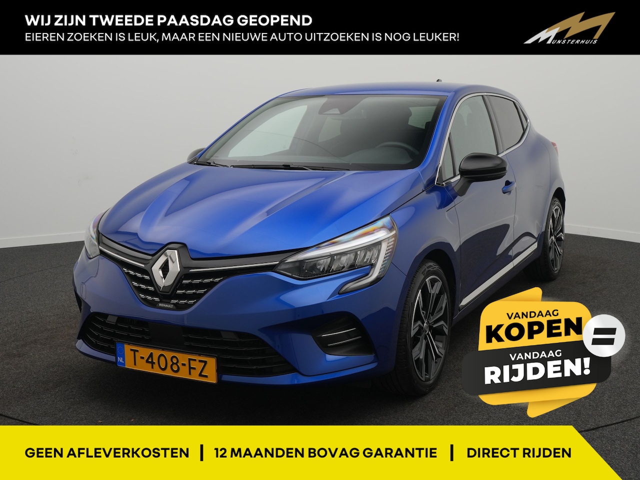 Renault Clio - TCe 90 Techno - Occasion Lease vanaf €439 p/m - RIJKLAARPRIJS - 1e Eigenaar - 17 inch velg - AutoWereld.nl