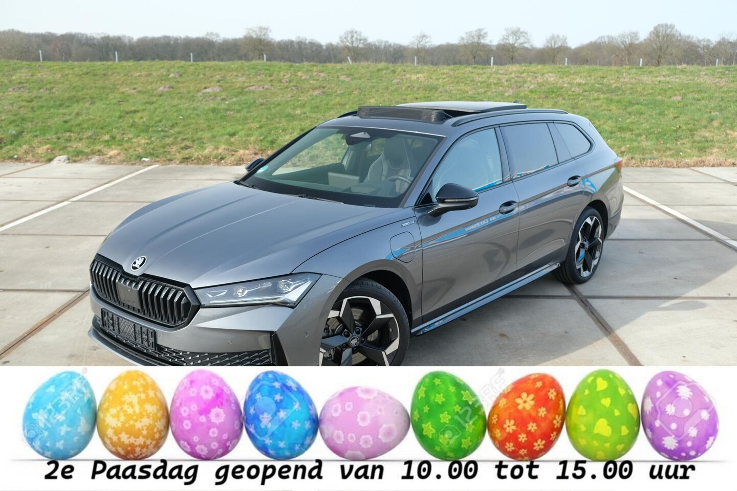 Skoda Superb Combi - 1.5 TSI PHEV Sportline | PANO | TREKHAAK | LEDER |19" TORCULAR VELGEN | DCC | HEAD-UP DISP - AutoWereld.nl