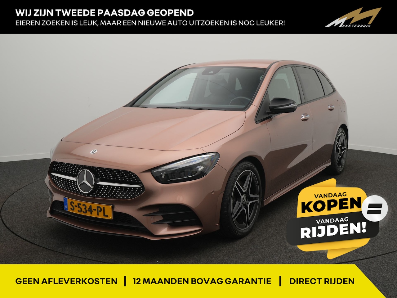 Mercedes-Benz B-klasse - 180 AMG Line - RIJKLAARPRIJS - Automaat - Achteruitrijcamera - Sfeerverlichting! - AutoWereld.nl