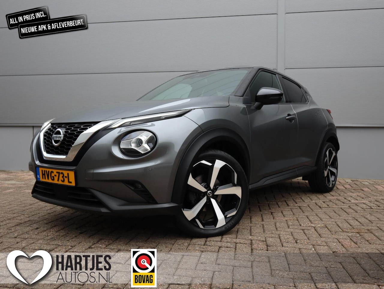 Nissan Juke - 1.0 DIG-T Tekna Automaat (Vol-Opties!) Two-Tone - AutoWereld.nl
