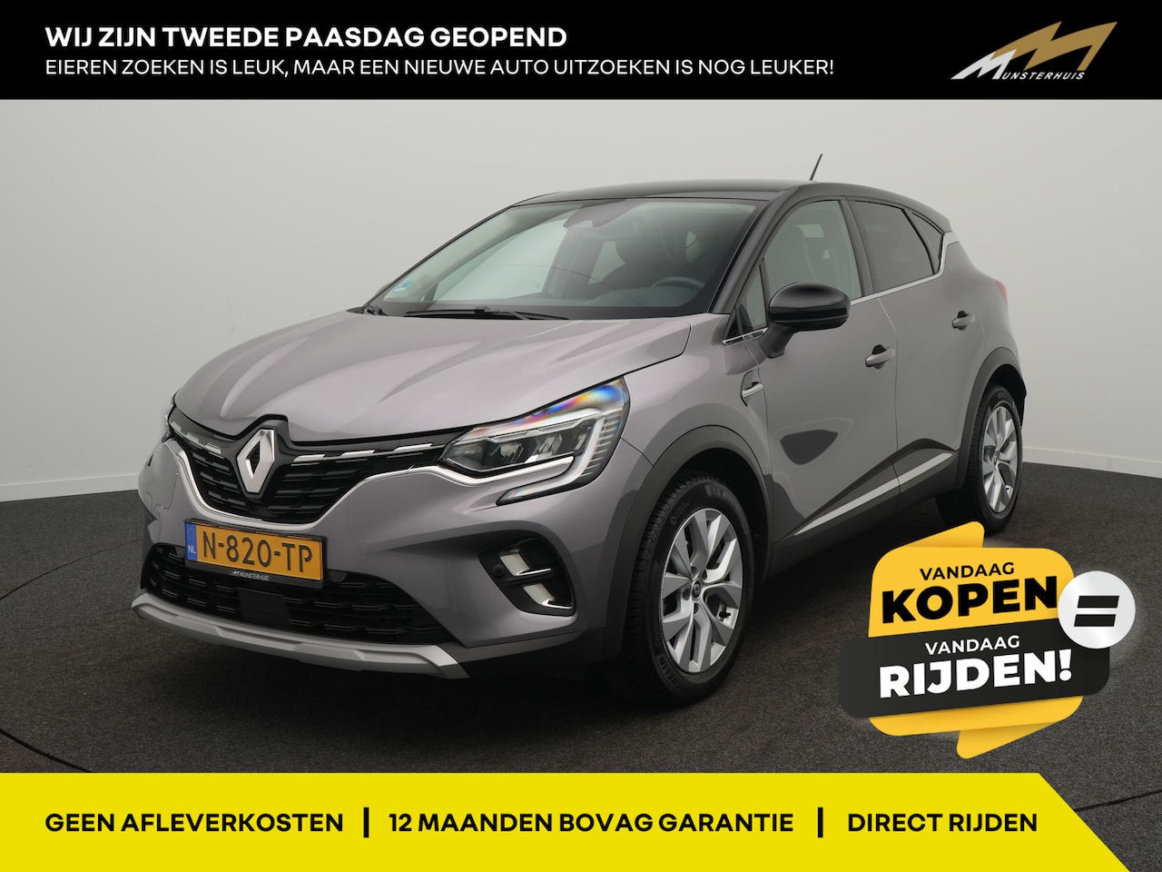 Renault Captur - TCe 140 EDC Intens - RIJKLAARPRIJS - Automaat - All Seasonbanden - Achteruitrijcamera - De - AutoWereld.nl