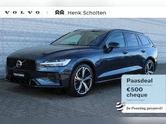 Volvo V60 - 2.0 T6 Plug-in hybrid AWD Ultra Dark | Elektrisch glazen panorama-dak | Elektrisch verstel