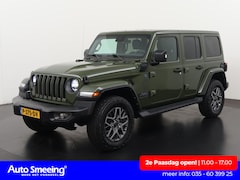 Jeep Wrangler Unlimited - 4xe 380 80th Anniversary | Trekhaak | Camera | Leder | Navigatie | Zondag Open