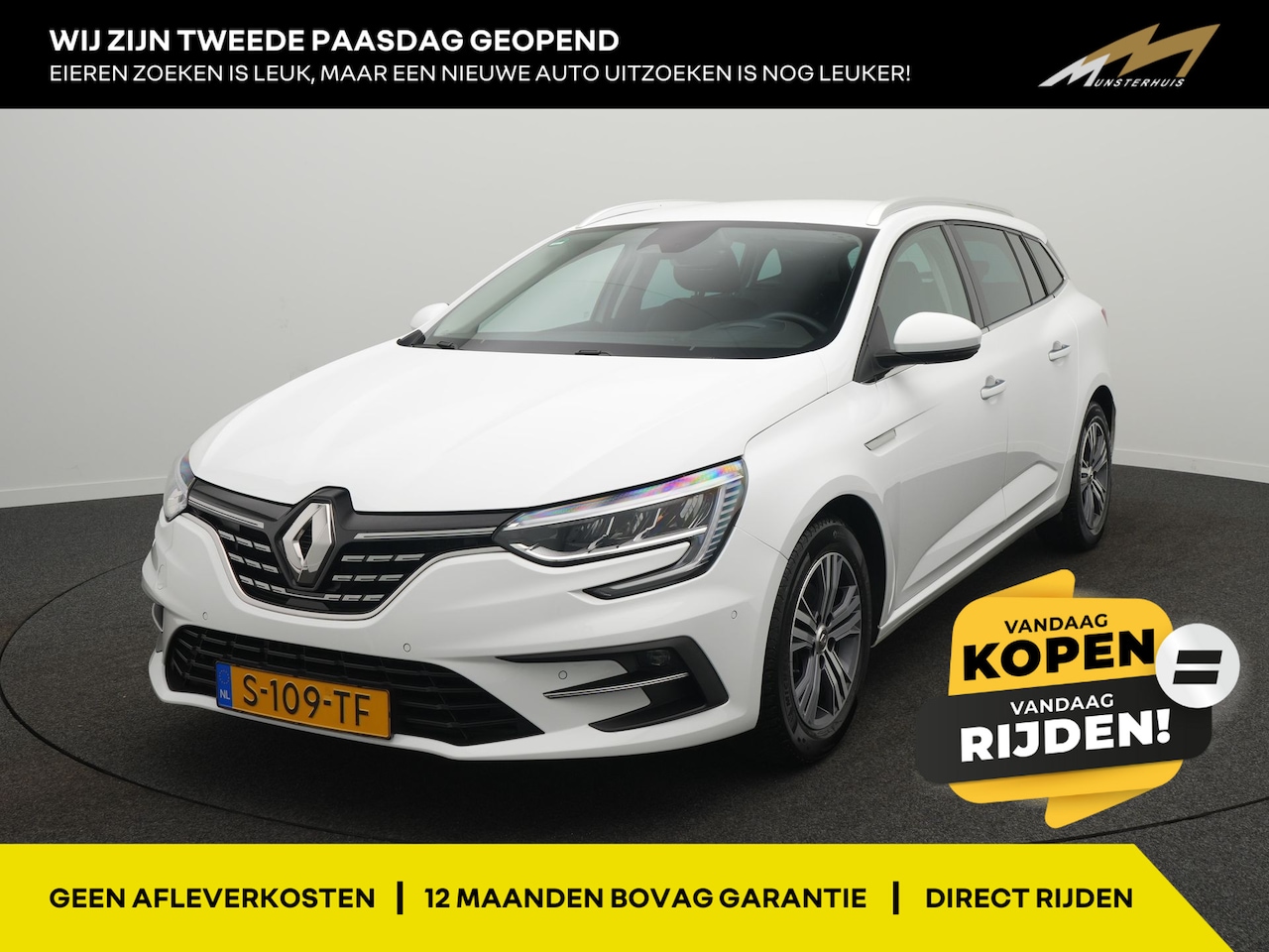 Renault Mégane Estate - TCe 140 Intens - RIJKLAARPRIJS - All Seasonbanden - Achteruitrijcamera - Cruise Control - - AutoWereld.nl