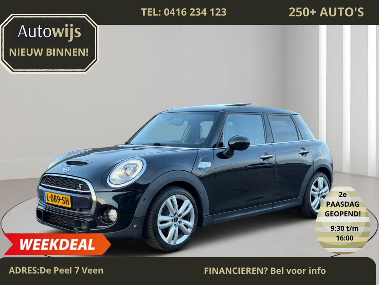 MINI Cooper S - Mini 2.0 Chili Serious Business|LEDER|PANO|CAMERA|H&K|192PK - AutoWereld.nl