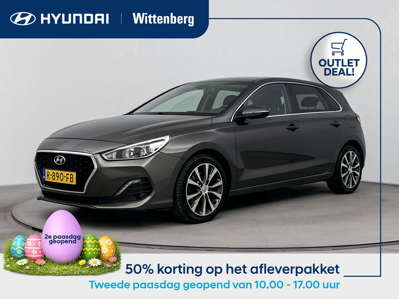 Hyundai i30 - 1.4 T-GDI Comfort Aut. | ACTIE! | Stoel + stuurverwarming | 17" Lm-wielen | Navigatie | Ca - AutoWereld.nl