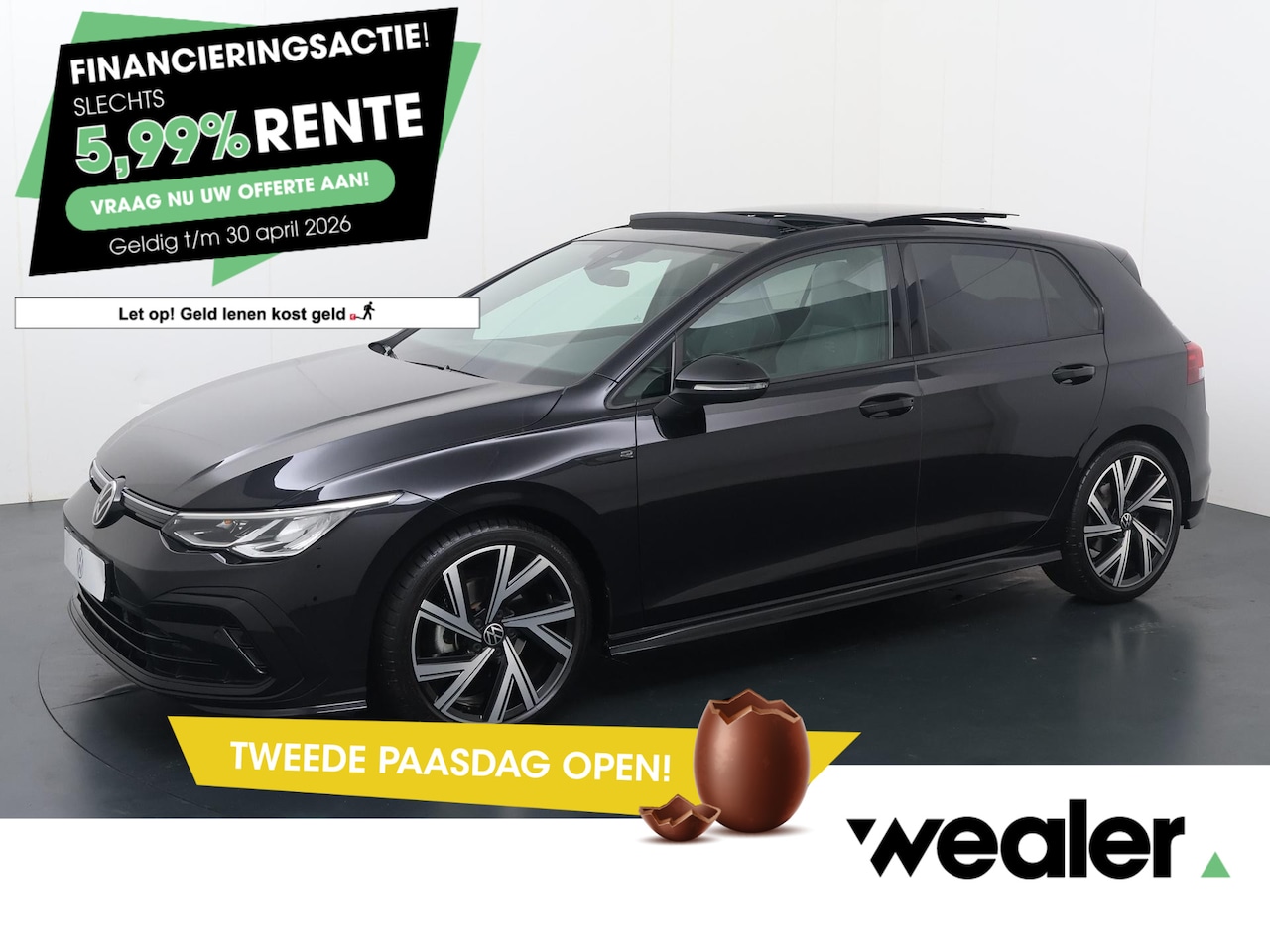 Volkswagen Golf - 1.5 eTSI R-Line Business | 150 PK | Automaat | Panoramadak | Stoelverwarming | Climate con - AutoWereld.nl
